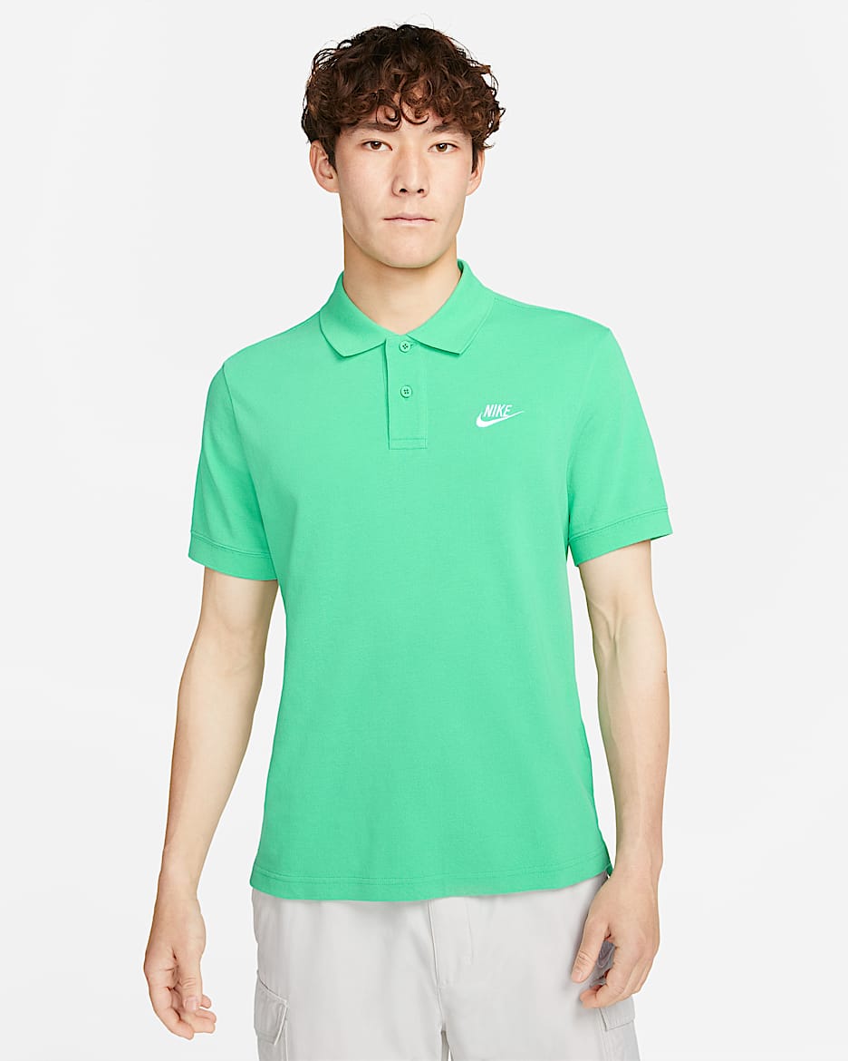 Nike Sportswear Men's Polo - Spring Green/White