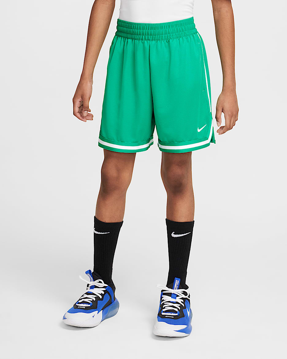 Nike DNA Big Kids' 5" Basketball Shorts - Stadium Green/White