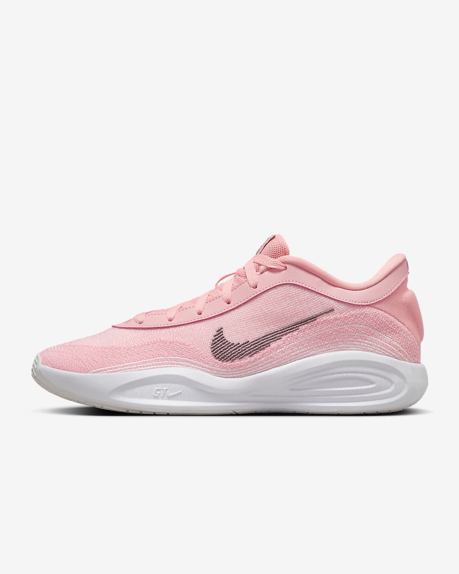 G.T. Hustle Academy EP Basketball Shoes - Pink Tint/White/Platinum Tint/Taupe Grey