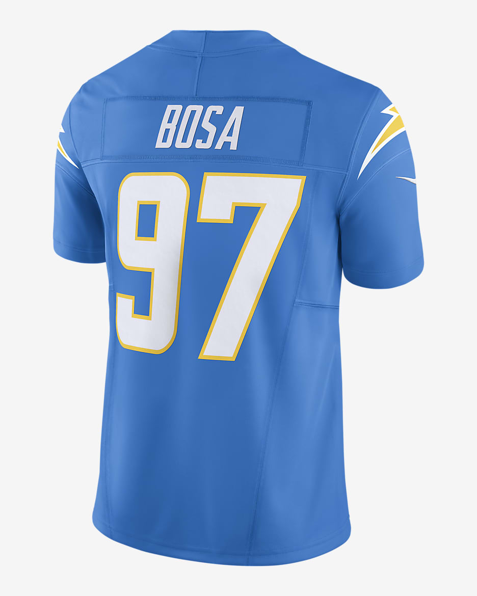 Jersey de fútbol americano Nike Dri-FIT de la NFL Limited para hombre Joey Bosa Los Angeles Chargers - Azul pólvora