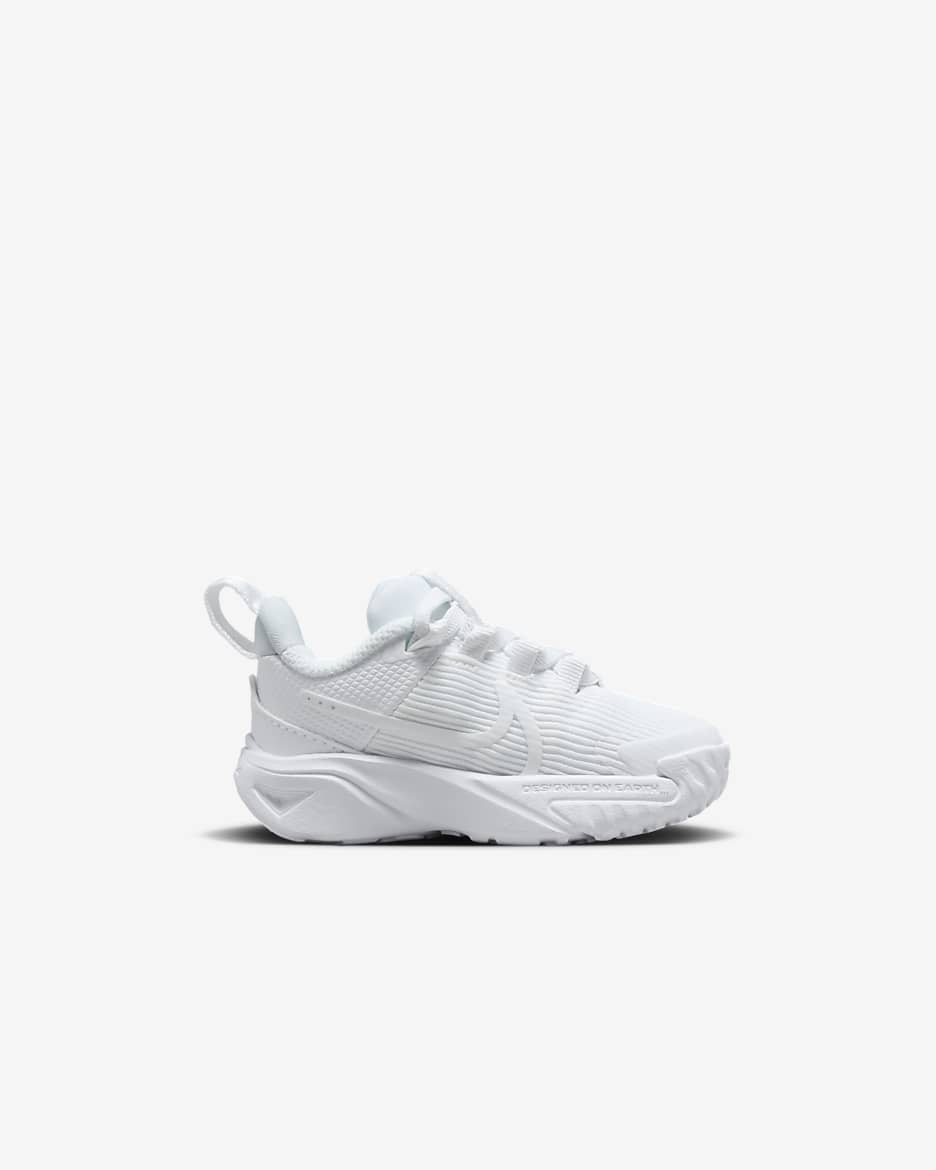 Nike Star Runner 4 cipő babáknak - Fehér/Fehér/Pure Platinum/Fehér