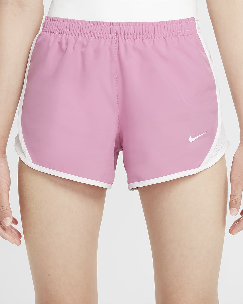 Nike Tempo Big Kids' (Girls') Dri-FIT Running Shorts - Magic Flamingo/White/White/White