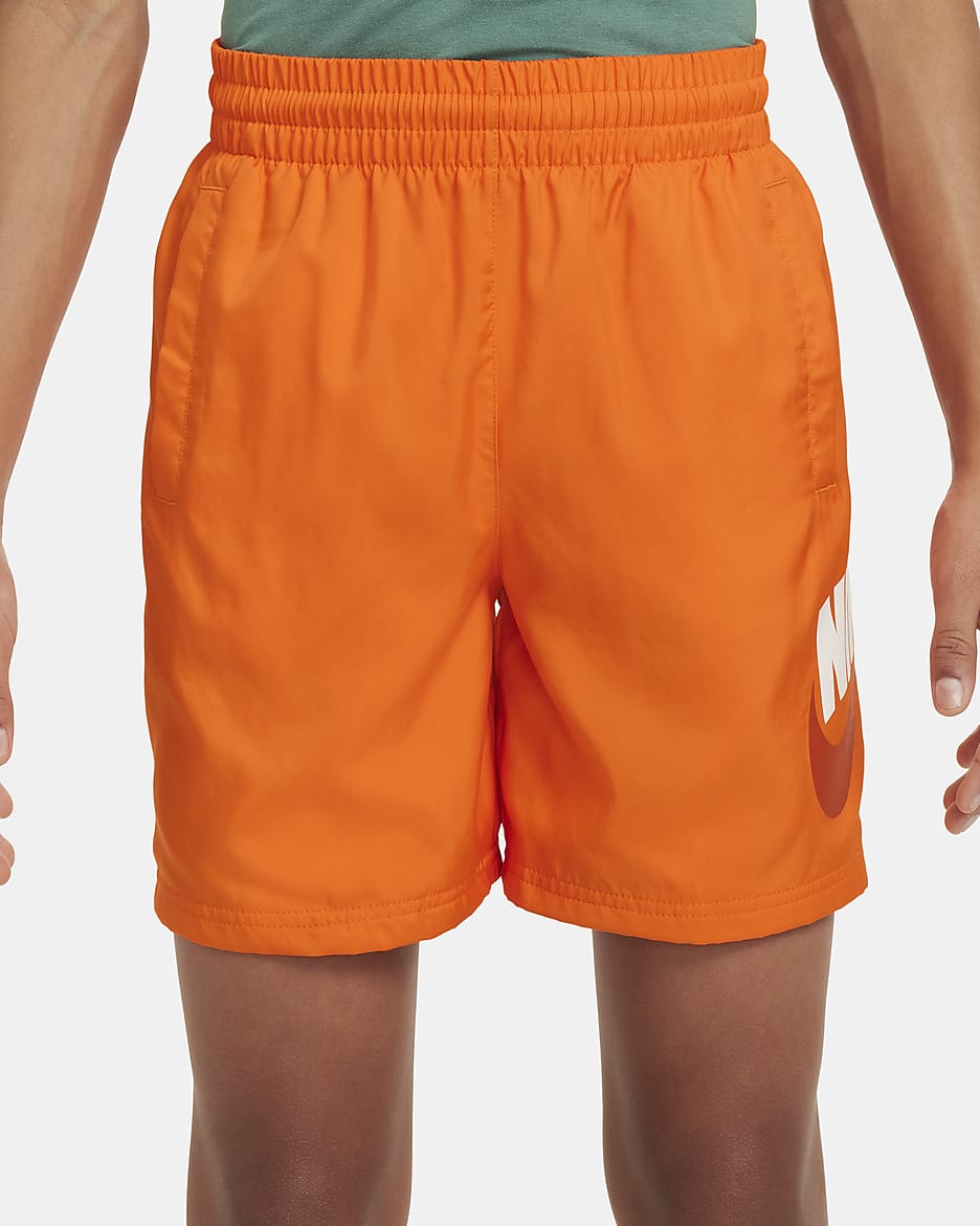 Shorts in tessuto Nike Sportswear – Ragazzi - Safety Orange