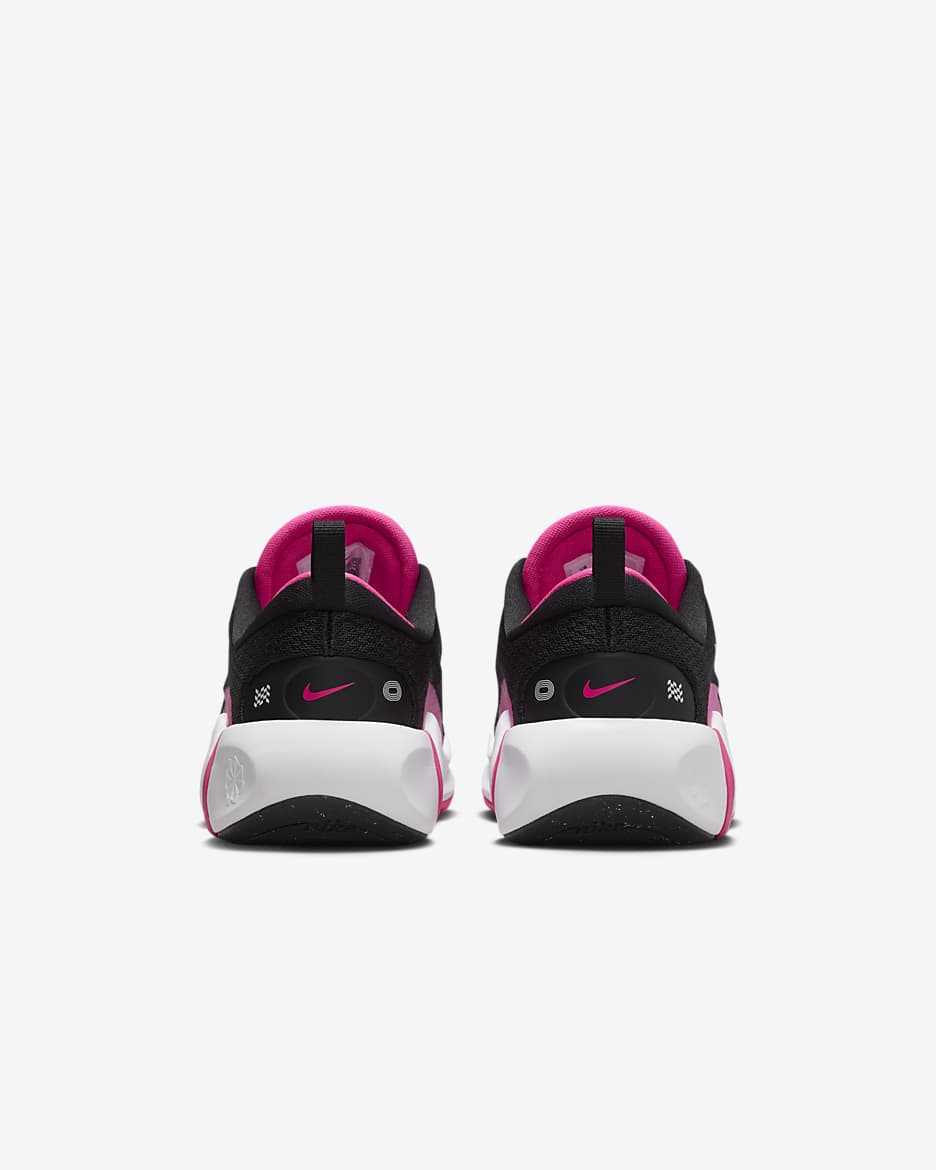 Nike Infinity Flow Big Kids' Running Shoes - Black/Laser Fuchsia/White