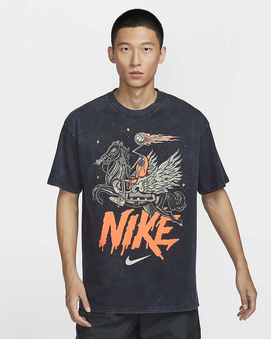 Nike Men's Max90 Basketball T-Shirt - Black