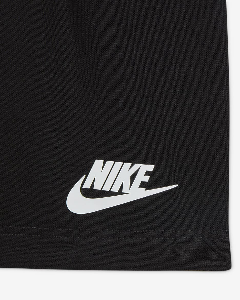 Conjunto de 2 piezas de shorts para bebé Nike Sportswear (12 a 24 meses) - Negro