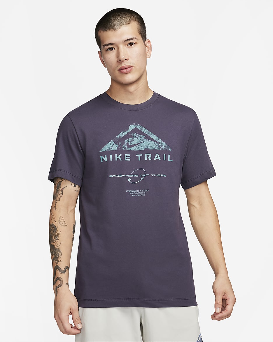 Nike Dri-FIT Trail Men's Trail Running T-Shirt - Gridiron