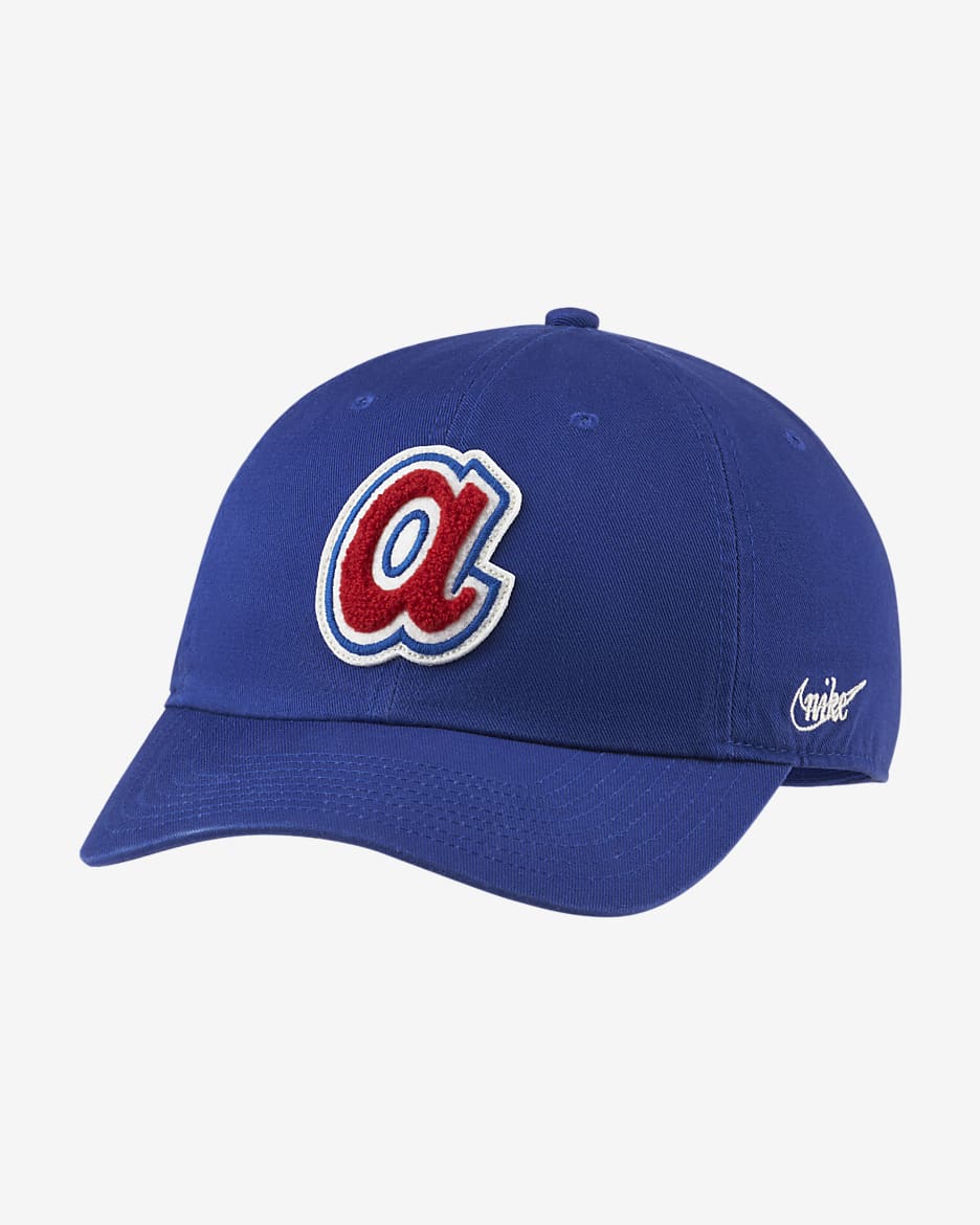 Nike Heritage86 (MLB Atlanta Braves) Chenille Hat - Rush Blue
