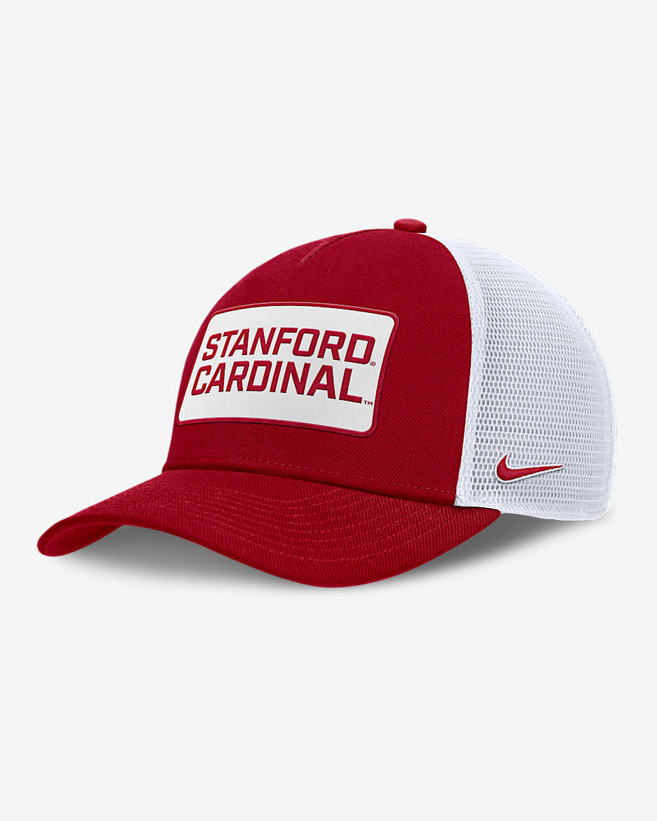 Gorra de rejilla universitaria Nike ajustable para hombre Stanford On-Field Rise - Rojo cardenal