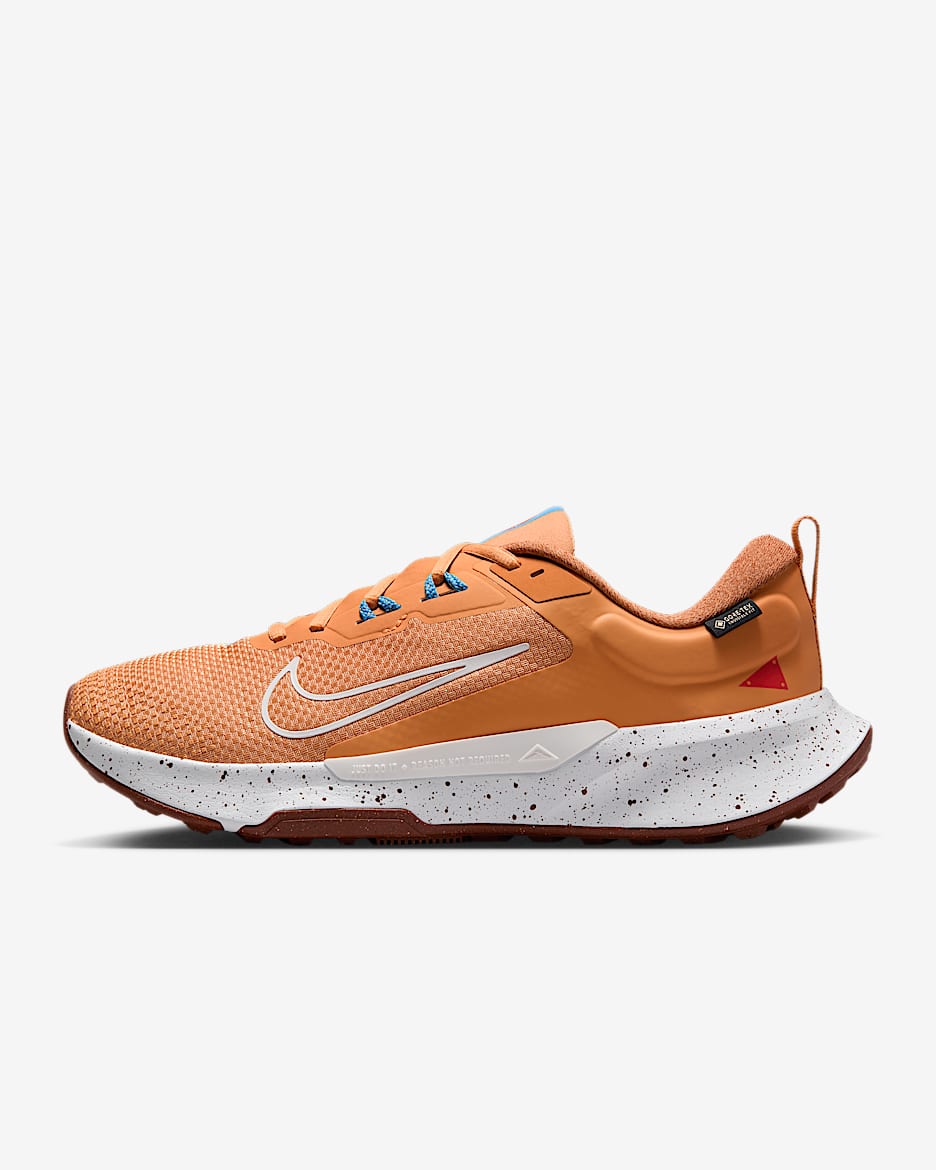 Nike Juniper Trail 2 GORE-TEX Men's Waterproof Trail-Running Shoes - Copper Moon/Blue Beyond/Light Crimson/Cinnamon