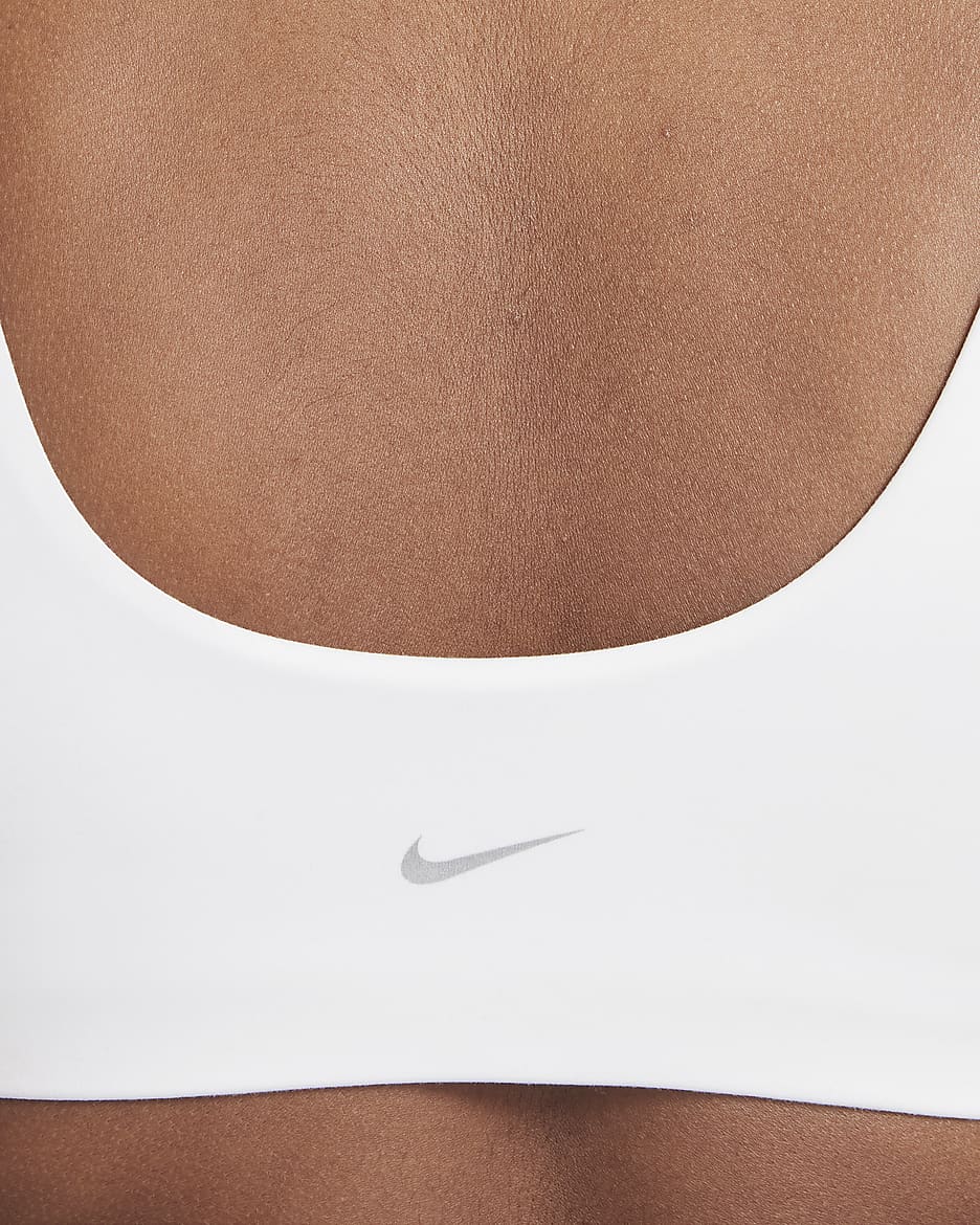 Nike Dri-FIT Alate All U Big Kids' (Girls') Sports Bra (Extended Size) - White