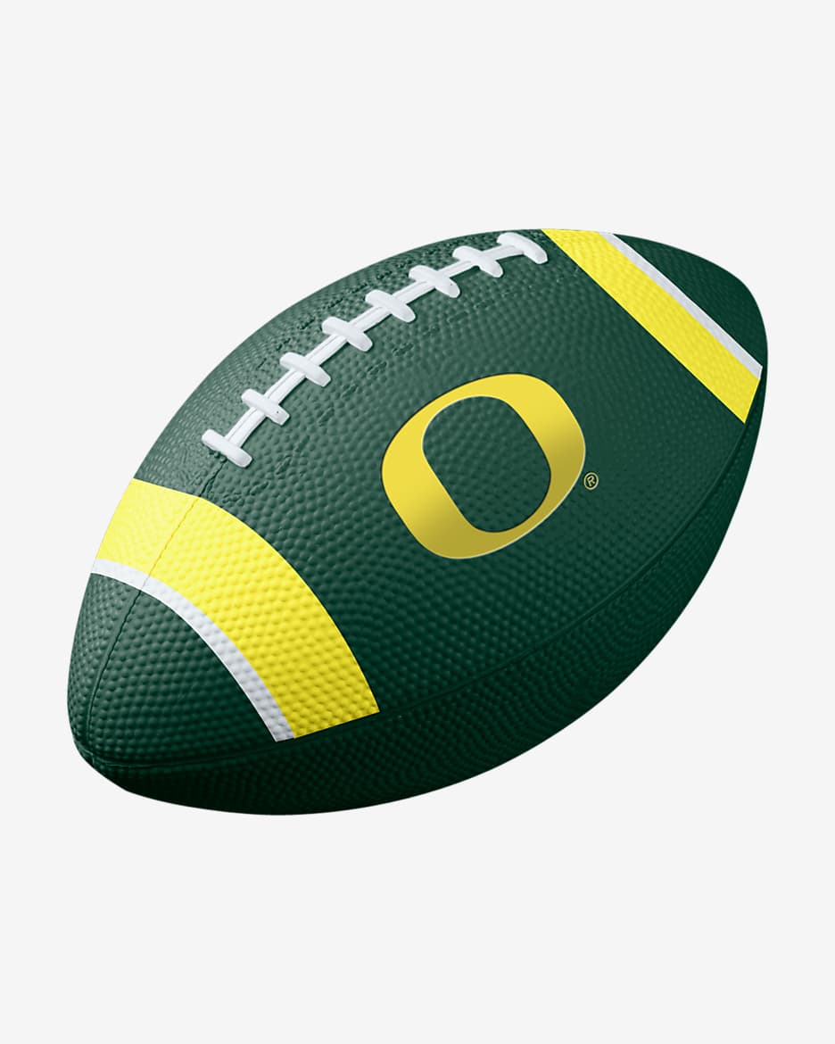 Mini balón de fútbol Nike College (Oregon) - Verde manzana/Amarillo