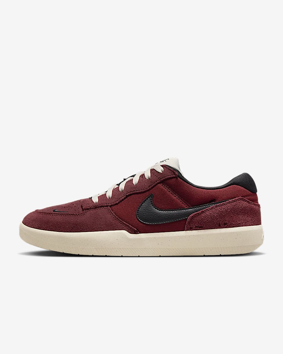 Nike SB Force 58 Skate Shoes - Dark Team Red/Black/Light Orewood Brown/Black