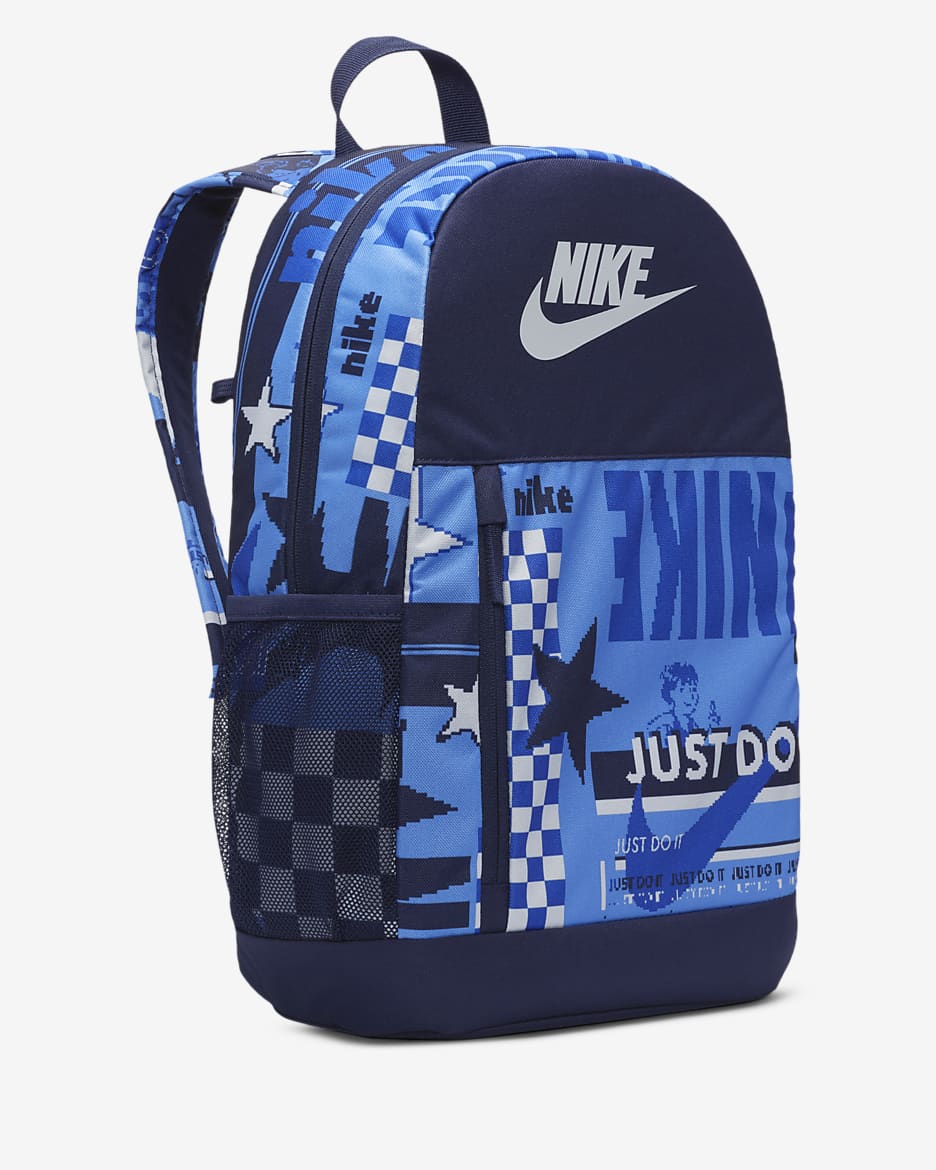 Nike Kids' Backpack (20L) - Midnight Navy/Midnight Navy/Pure Platinum