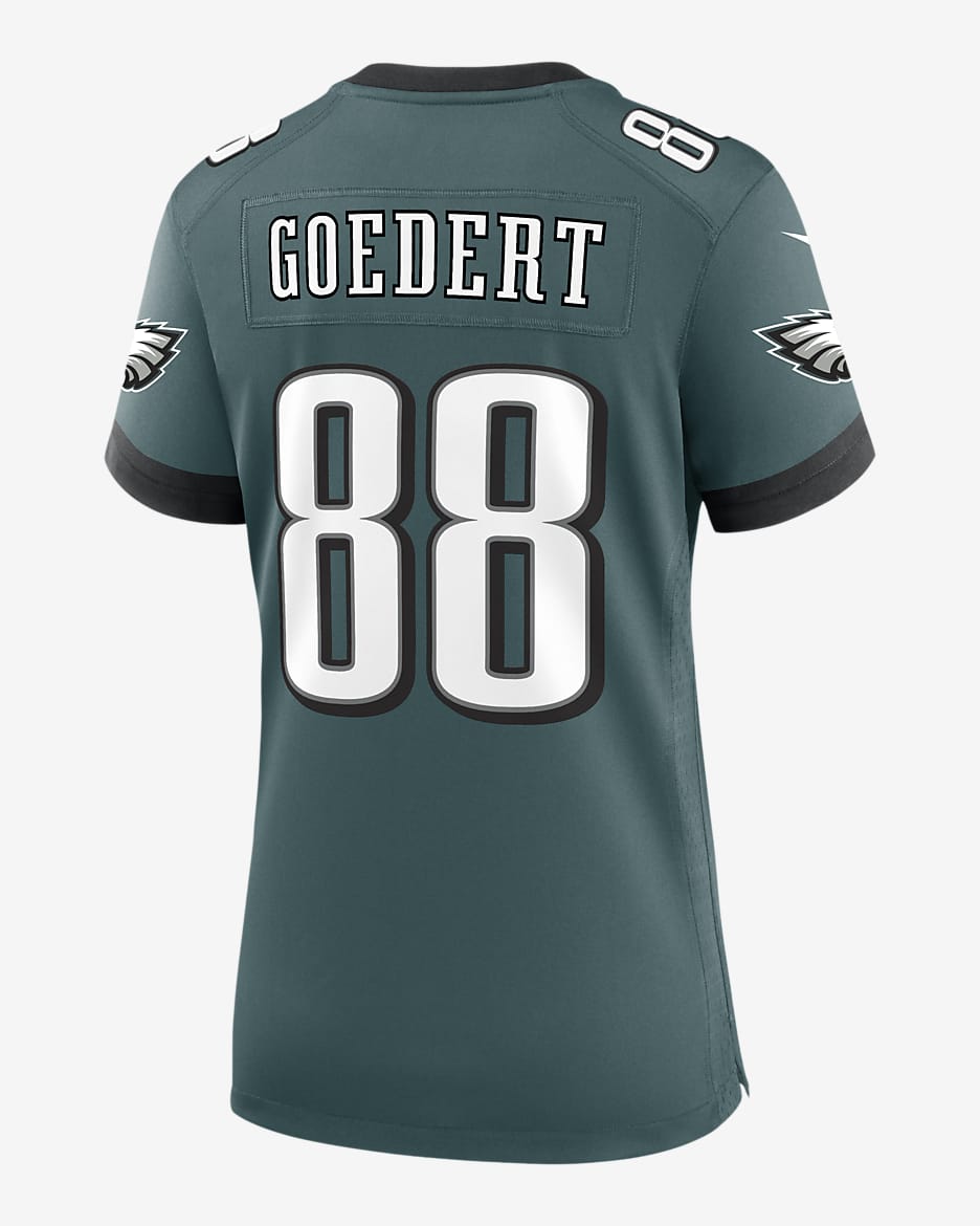 Jersey de la NFL Nike Game para mujer Dallas Goedert Philadelphia Eagles - Verde