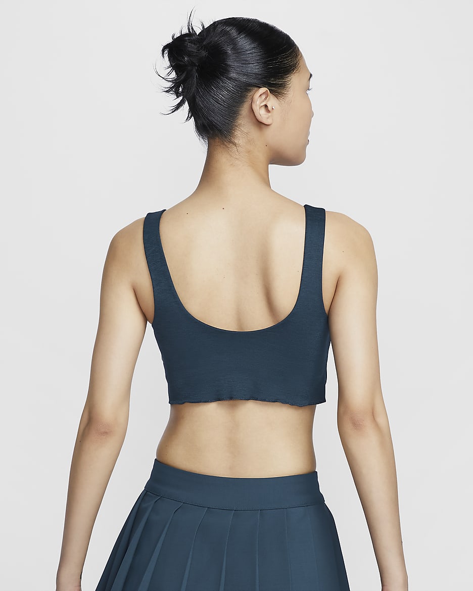 Nike Sportswear x Yoon Women's Light-Support Lightly Lined Sports Bra - Armoury Navy/White