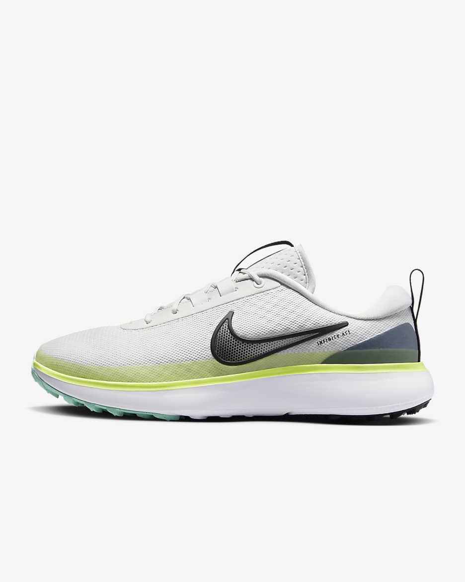 Nike Infinity Ace Next Nature Golf Shoes - Photon Dust/Emerald Rise/Volt/Black