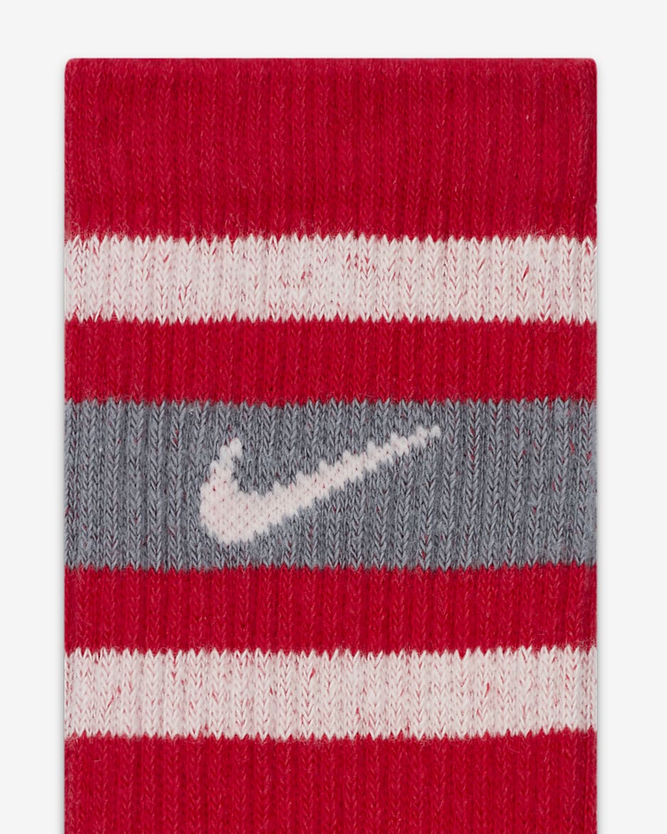 Chaussettes mi-mollet Nike Everyday Plus Cushioned (6 paires) - Multicolore