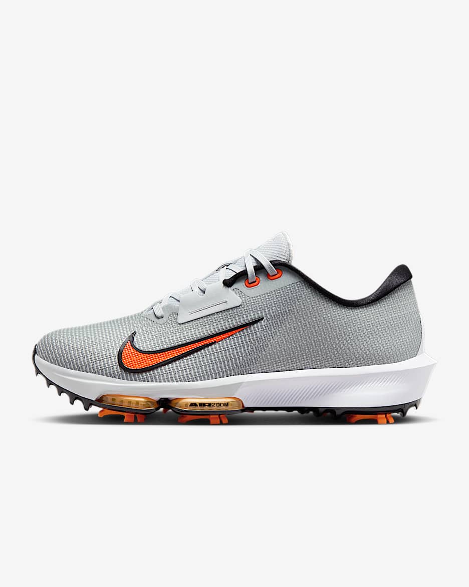 Tenis de golf Nike Infinity Tour 2 - Platino puro/Blanco/Naranja seguridad