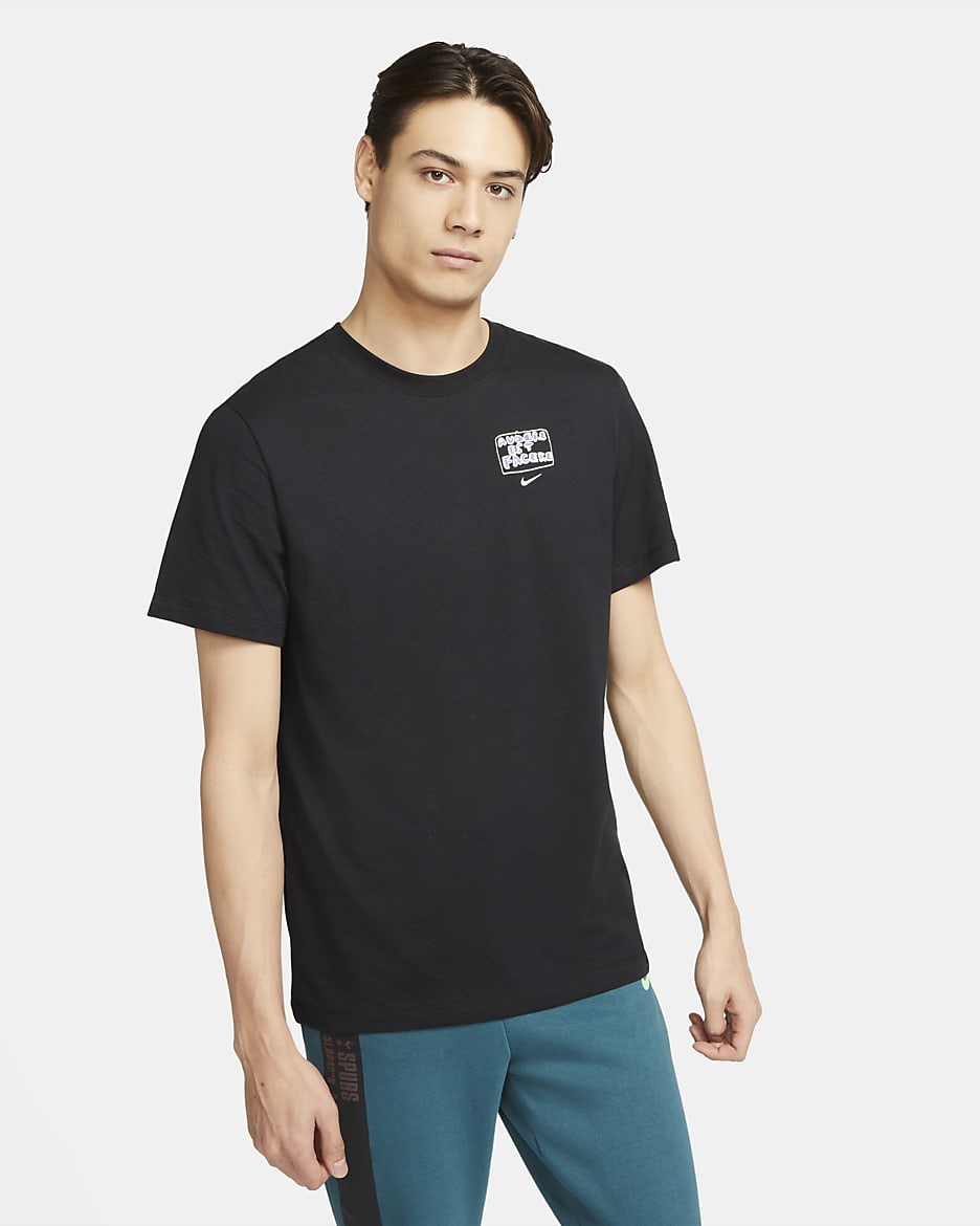 Tottenham Hotspur Men's Soccer T-Shirt - Black