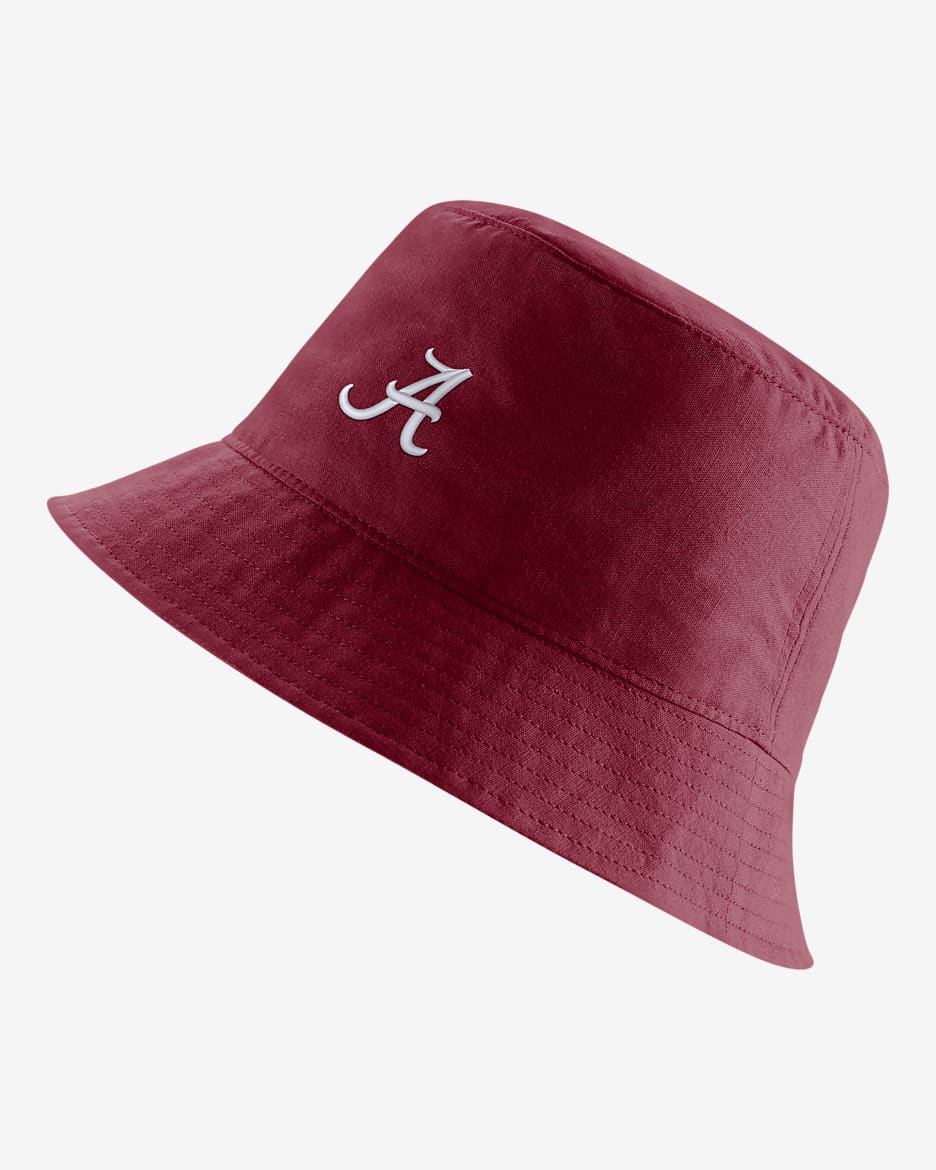 Alabama Nike College Bucket Hat - Team Crimson