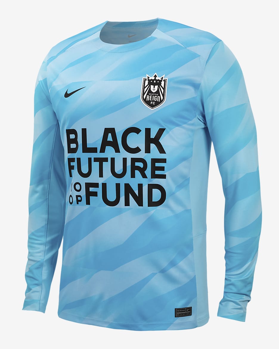 Seattle Reign 2024 Goalkeeper Nike NWSL Long-Sleeve Replica Jersey - Blue Chill/Baltic Blue