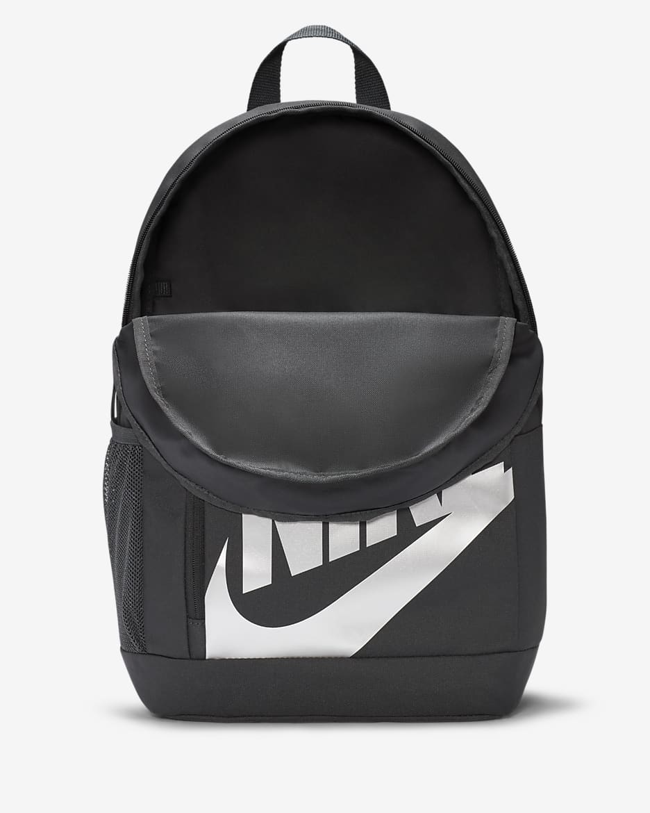 Nike Kids' Backpack (20L) - Dark Smoke Grey/Dark Smoke Grey/Metallic Silver