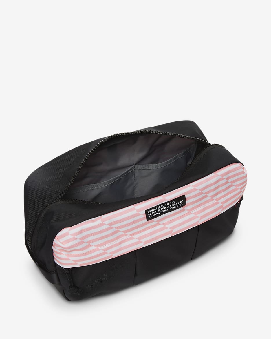 Nike Academy Football Shoe Bag - Black/Sunset Pulse/Black