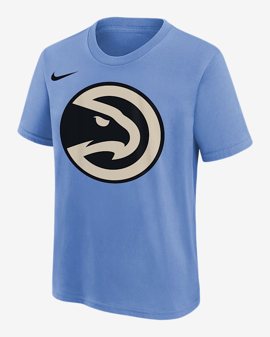 Playera Nike de la NBA para niños talla grande Atlanta Hawks Essential City Edition - Azul valor