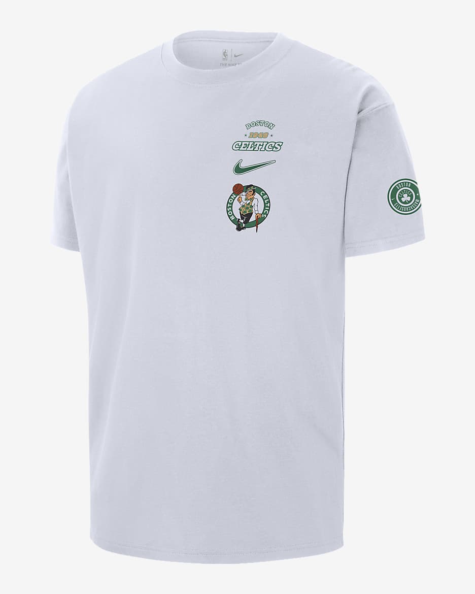 Boston Celtics Courtside Men's Nike NBA T-Shirt - White