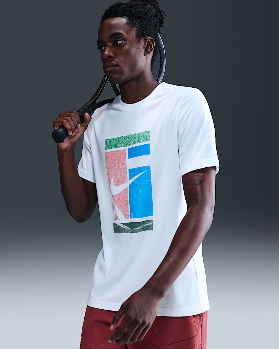 NikeCourt Men's Dri-FIT T-Shirt - White