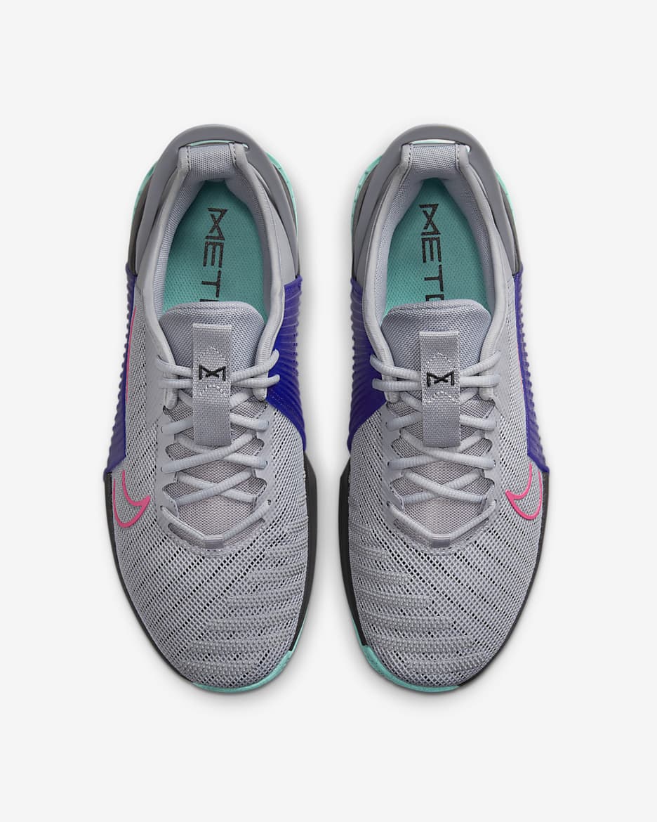 Nike Metcon 9 EasyOn Men's Workout Shoes - Cement Grey/Black/Concord/Hot Punch