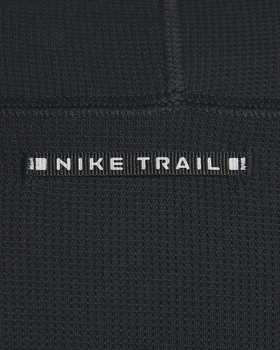 Nike Trail Men's Dri-FIT Long-Sleeve Running Top - Black/Black/White