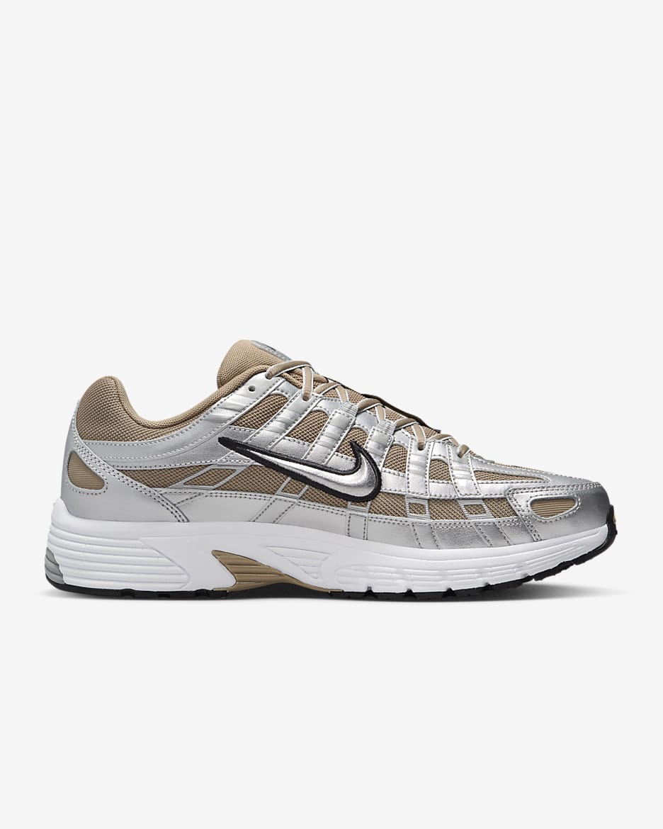 Nike P-6000 Men's Shoes - Khaki/Metallic Platinum/Pure Platinum/Metallic Silver