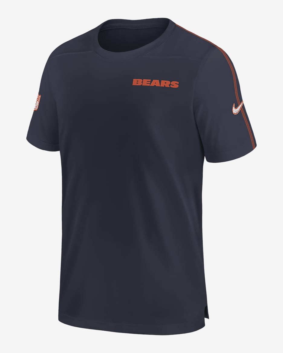 Chicago Bears Sideline Coach Men's Nike Dri-FIT NFL Top - Blue