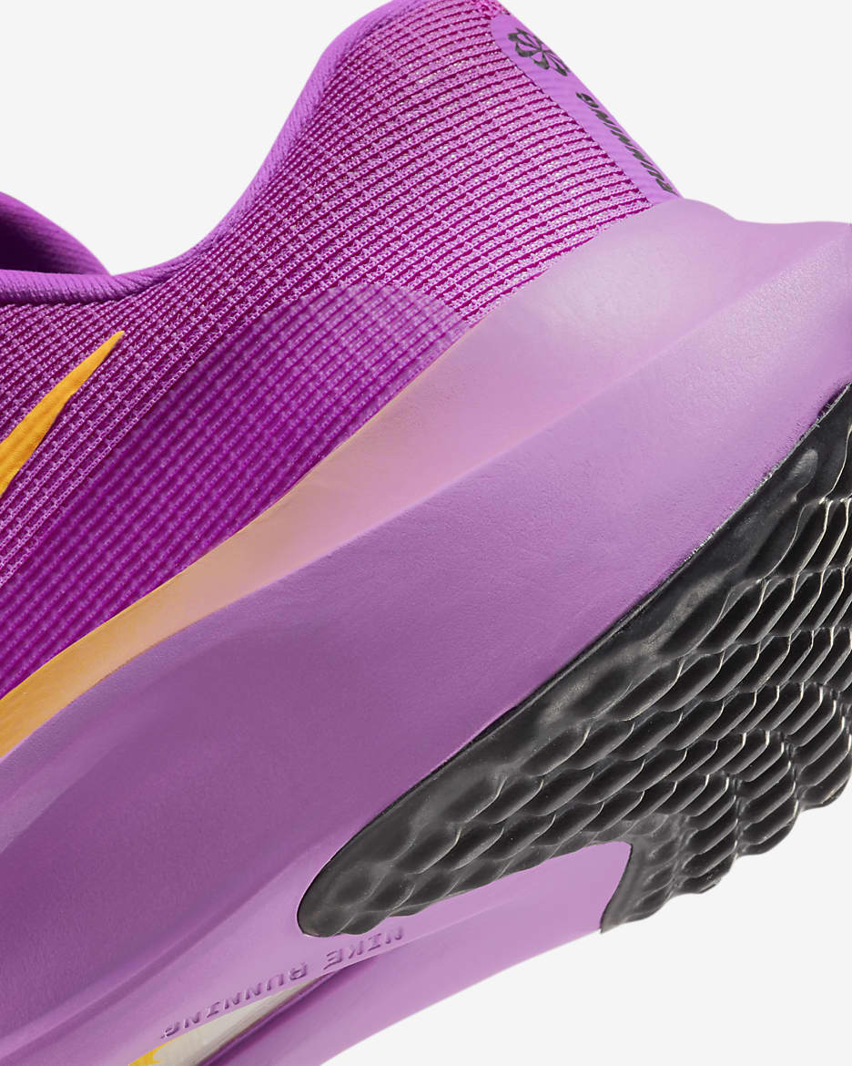 Nike Zoom Fly 5 Damen-Laufschuh - Hyper Violet/Schwarz/Laser Orange