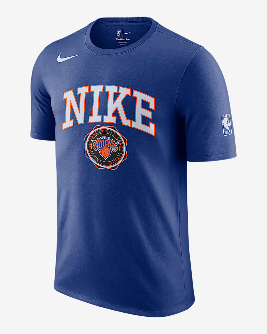 Playera Nike de la NBA para hombre New York Knicks Essential - Azul enérgico