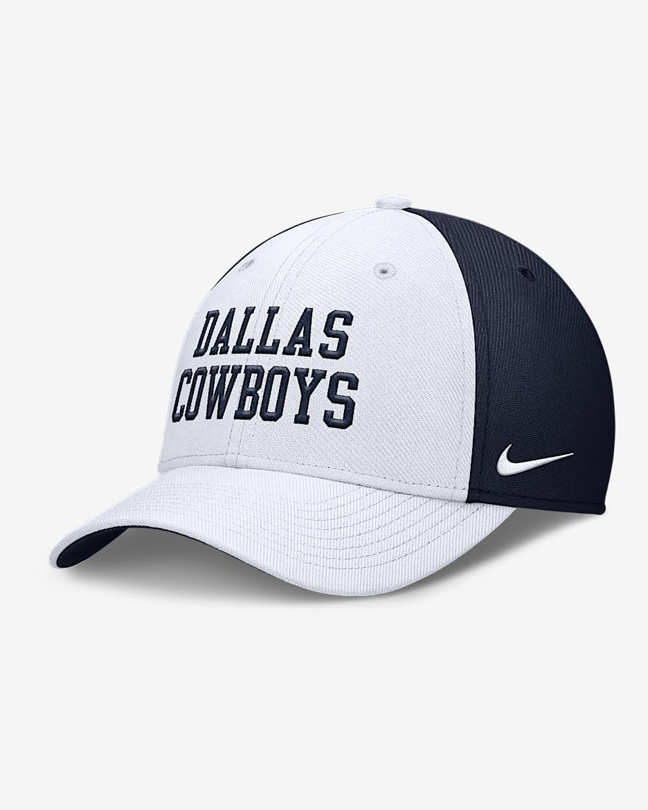 Dallas Cowboys Rise Swoosh Men's Nike Dri-FIT NFL Hat - Navy