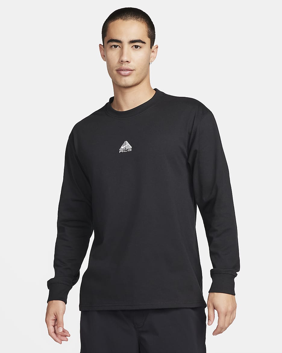 Nike ACG "Lungs" Men's Long-Sleeve T-Shirt - Black/Summit White