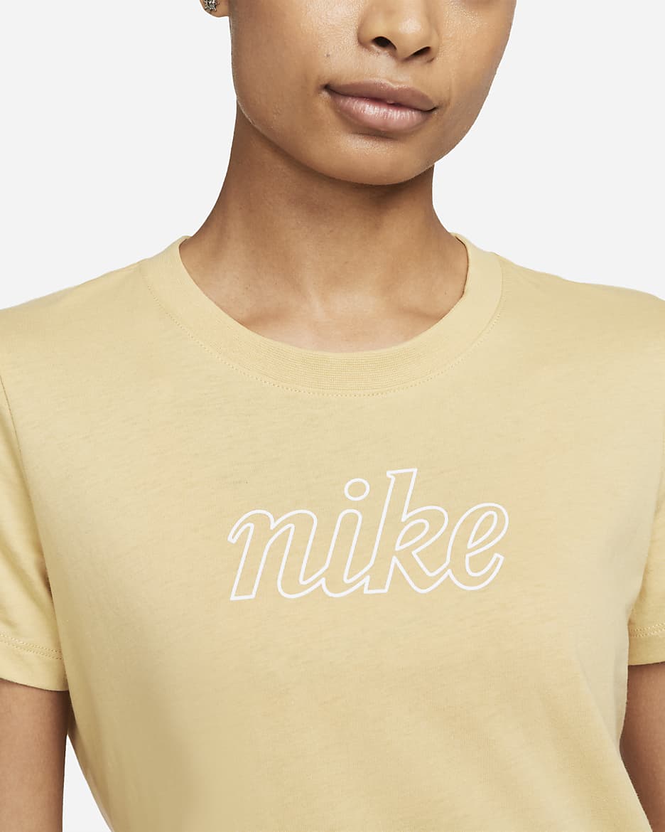 Nike Sportswear Icon Clash Women's T-Shirt - Sesame