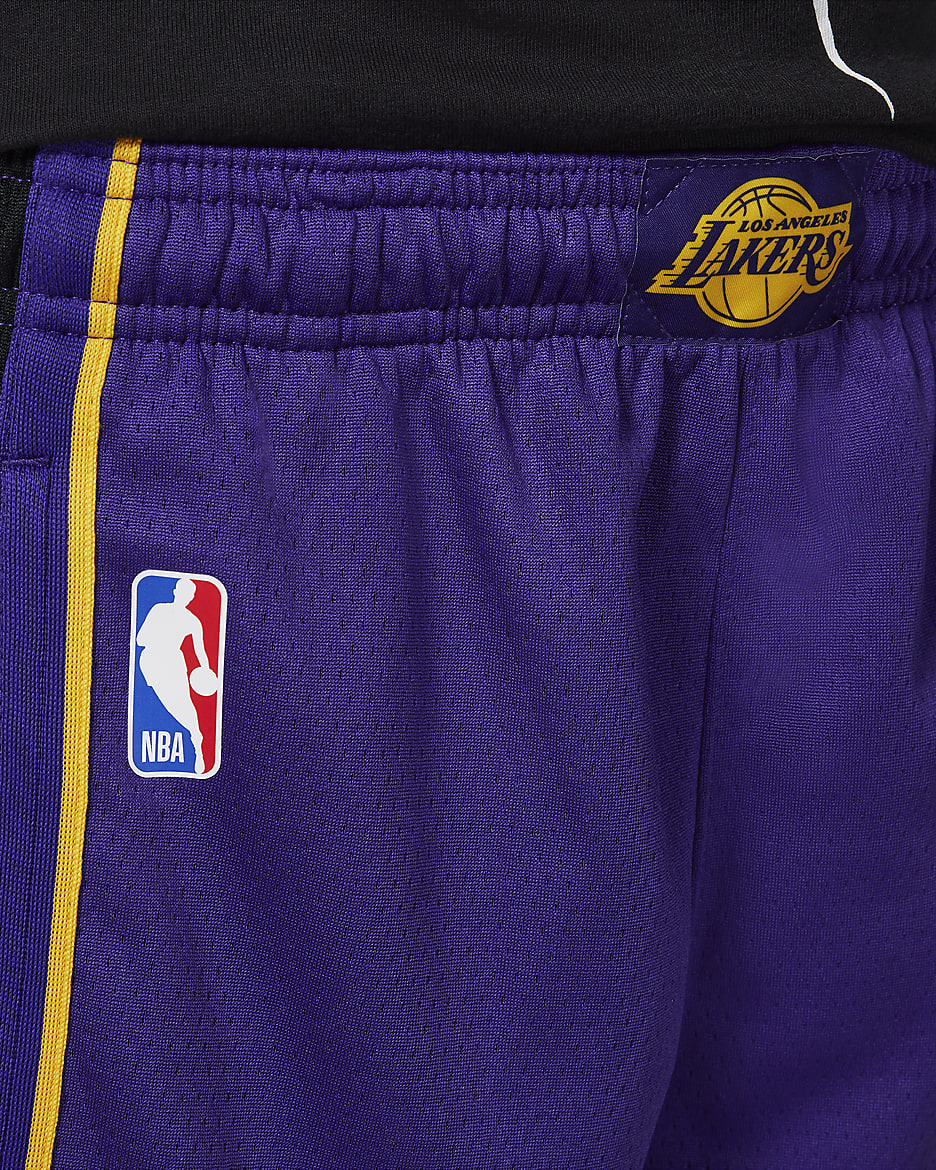 Basketbalové kraťasy Jordan NBA Swingman Los Angeles Lakers Statement Edition pro větší děti - Field Purple