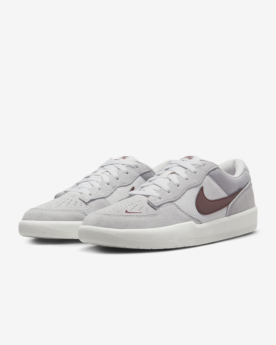 Scarpa da skateboard Nike SB Force 58 - Platinum Tint/Wolf Grey/Summit White/Dark Team Red