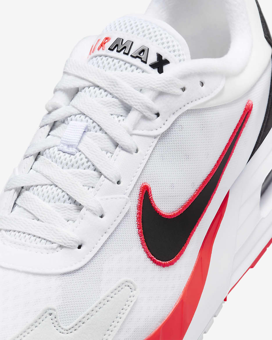 Calzado para hombre Nike Air Max Solo - Blanco/Carmesí brillante/Platino puro/Negro