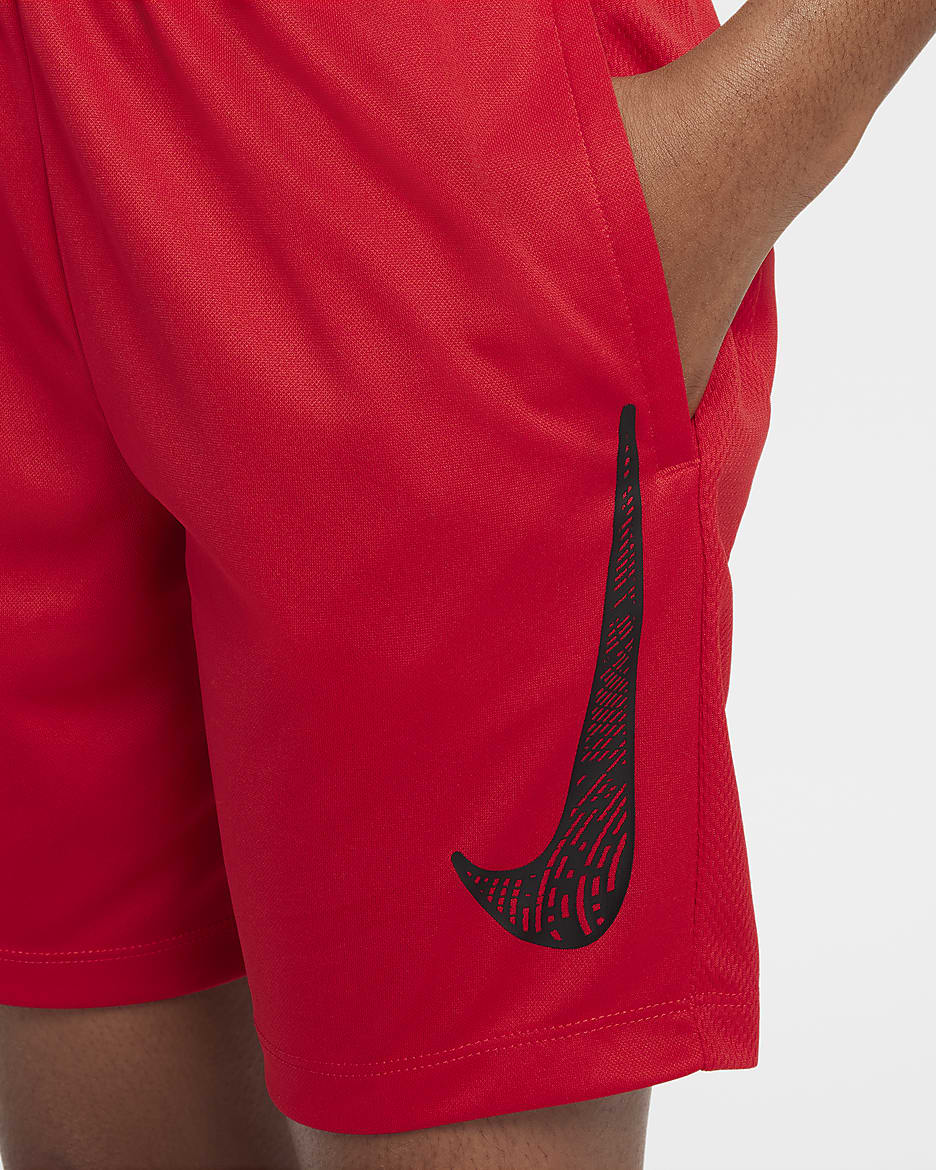 Shorts Dri-FIT para niño talla grande Nike Trophy23 - Rojo universitario