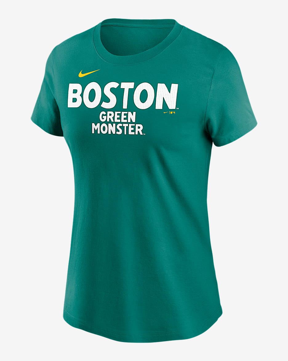 Boston Red Sox City Connect Wordmark Women's Nike MLB T-Shirt - Blue