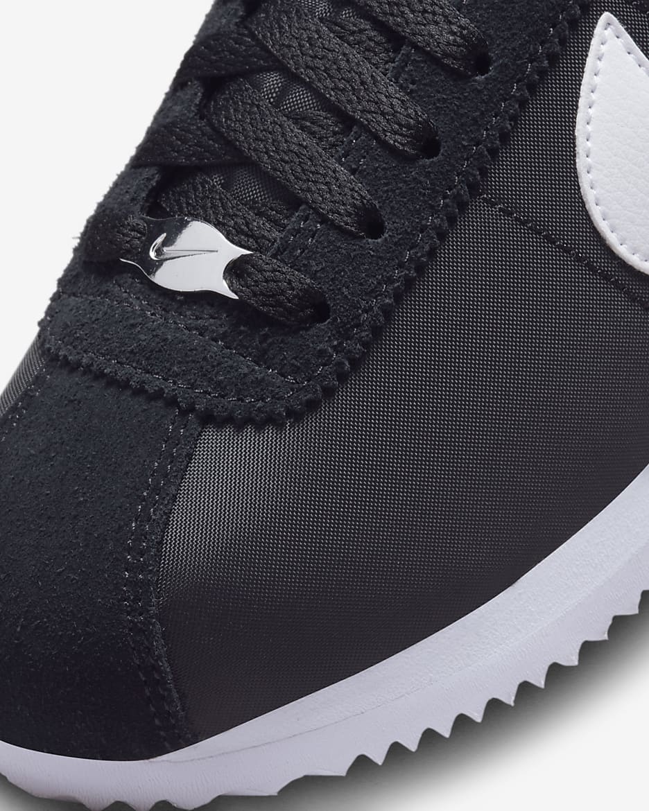 Nike Cortez Textile Shoes - Black/White