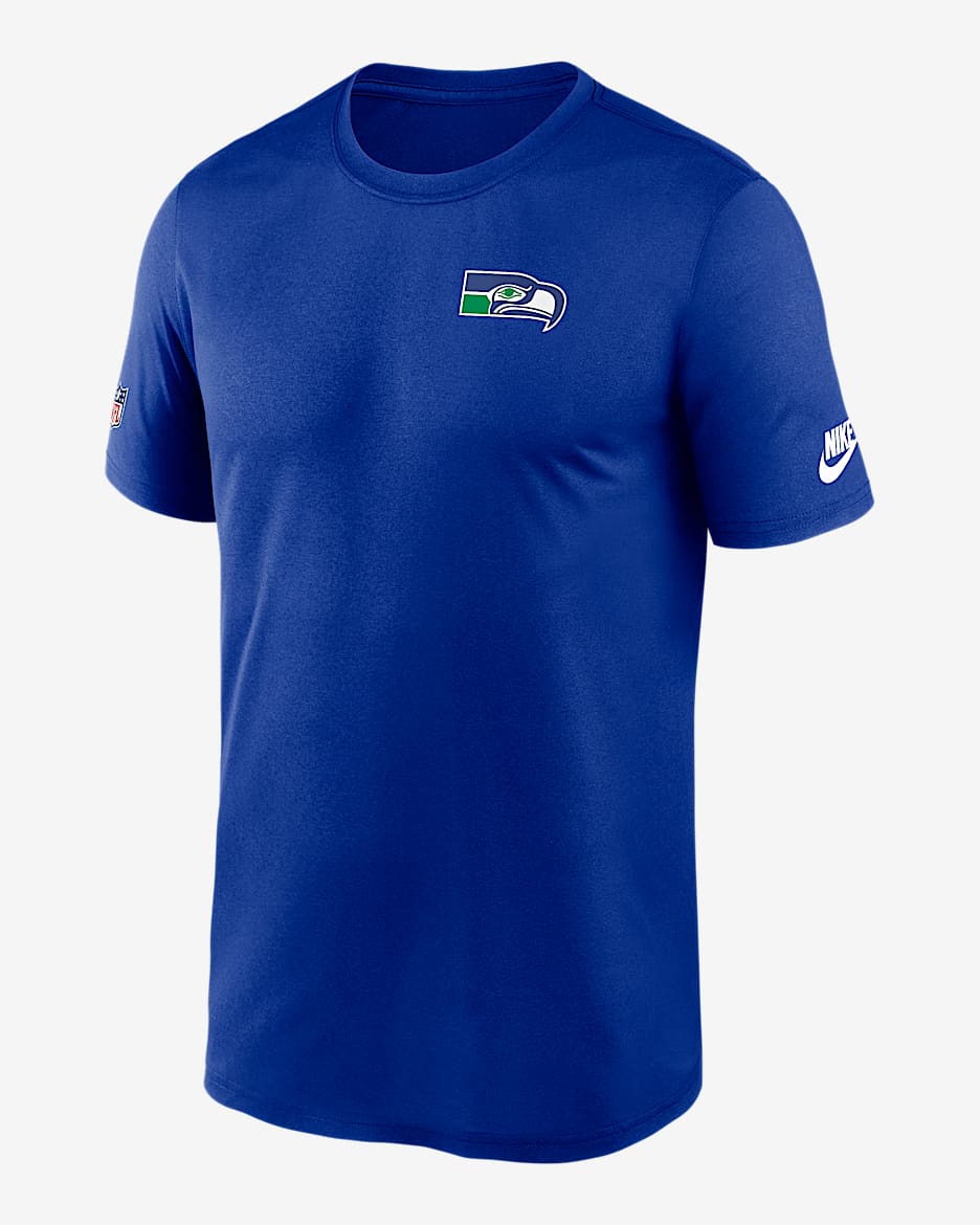 Seattle Seahawks Alt Legend Small Logo Men's Nike Dri-FIT NFL T-Shirt - Royal