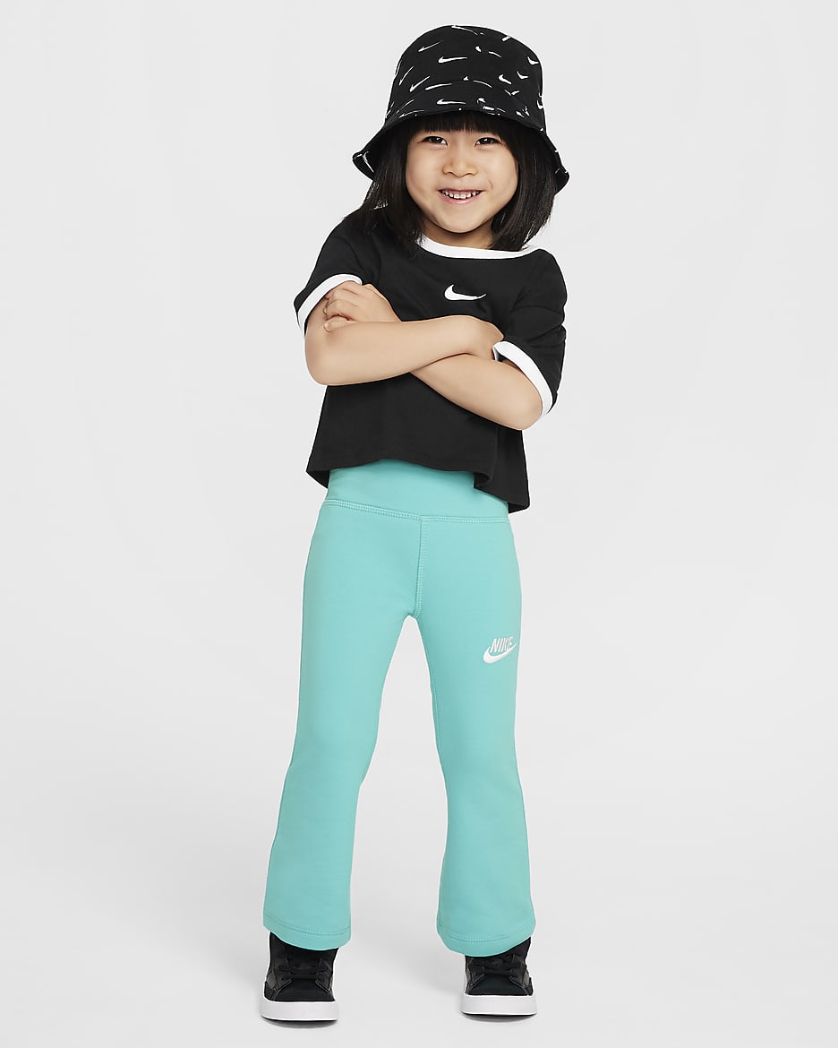 Leggings con resplandor infantil Nike Dri-FIT - Escarcha verde