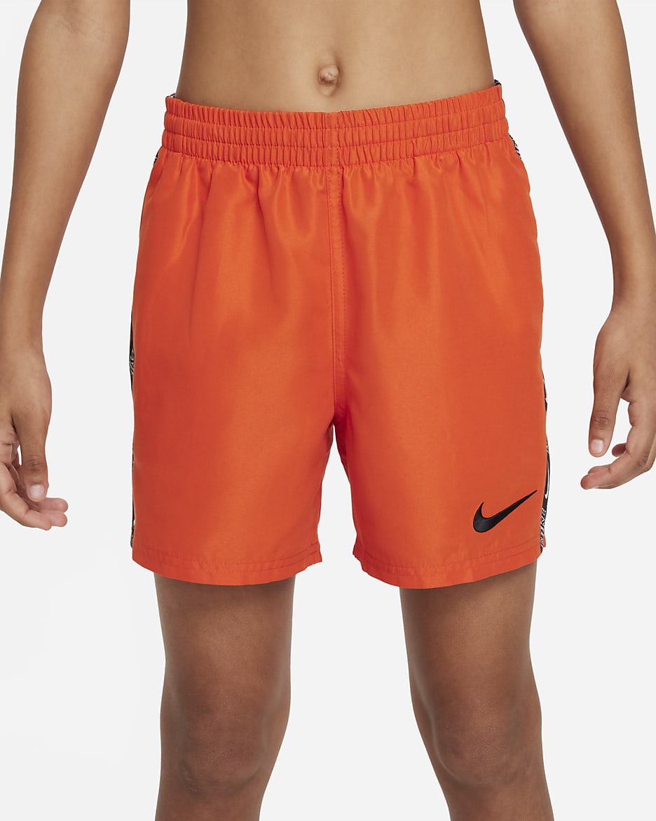 Nike 10 cm-es, bermuda fürdőnadrág nagyobb gyerekeknek (fiúk) - Picante Red/Fekete