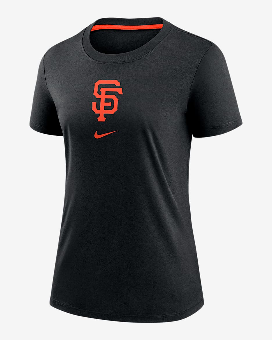 Playera Nike de la MLB para mujer San Francisco Giants Authentic Collection Early Work - Negro